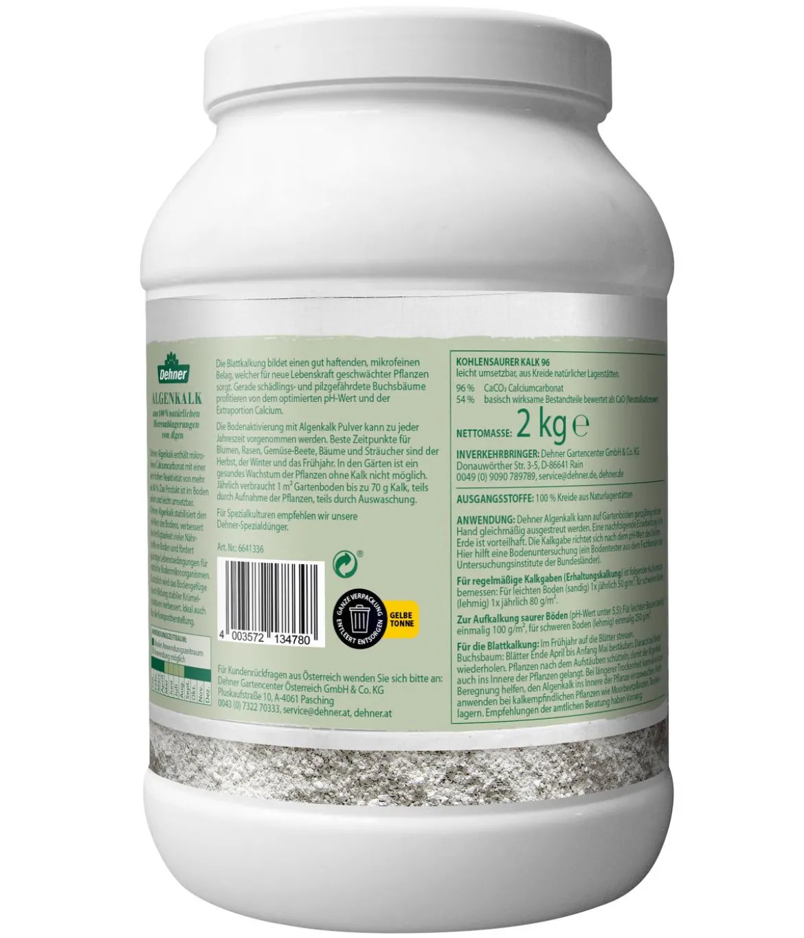 Dehner Algenkalk, 2 kg