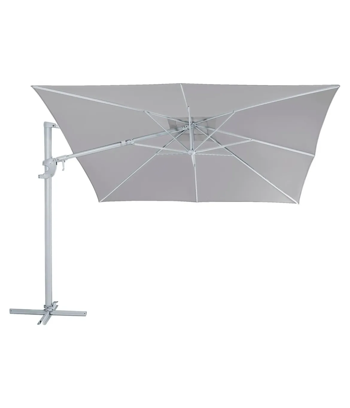 Dehner Ampelschirm Zypern, quadratisch, ca. B300/T300 cm