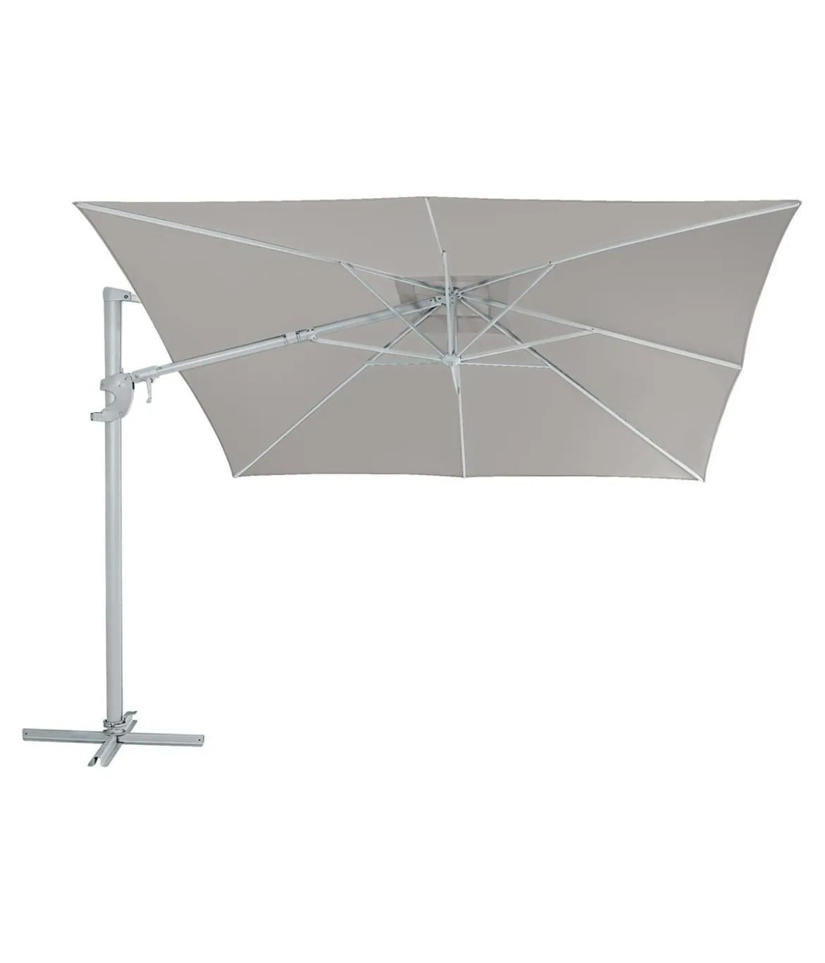 Dehner Ampelschirm Zypern, quadratisch, ca. B300/T300 cm