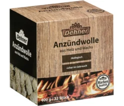 Dehner Anzündwolle, 32 Stück