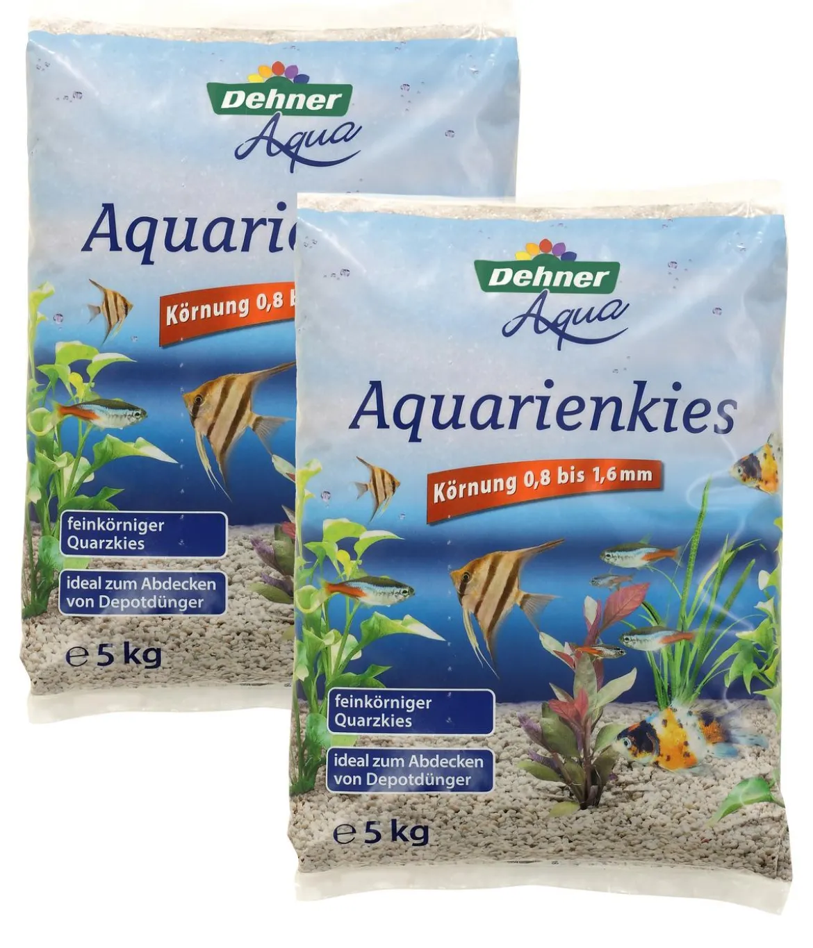 Dehner Aqua Aquarienkies, 0,8-1,6 mm