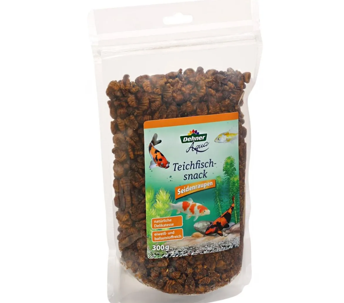 Dehner Aqua Teichfischsnack Seidenraupen, 300 g