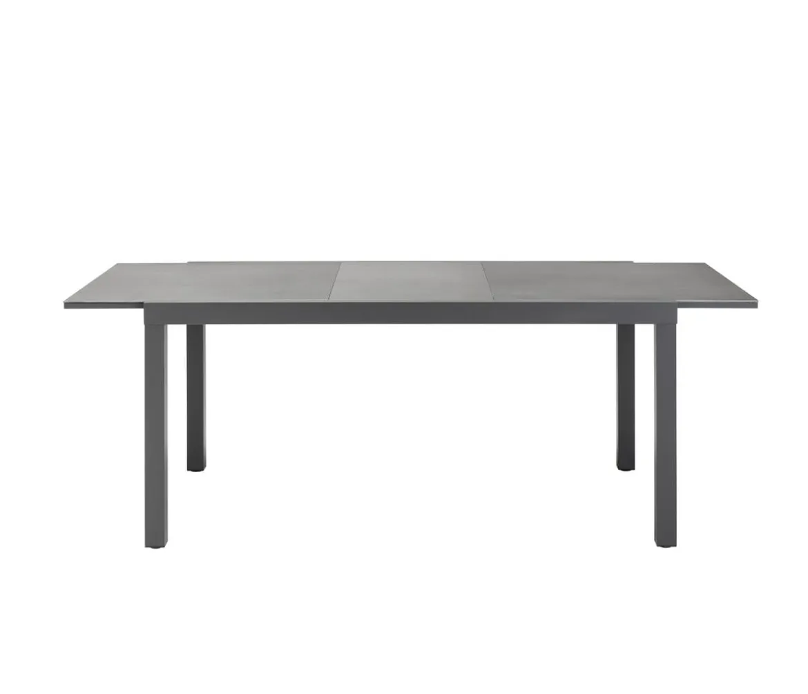 Dehner Ausziehtisch Chicago Dark, ca. B160-210/H75/T90 cm
