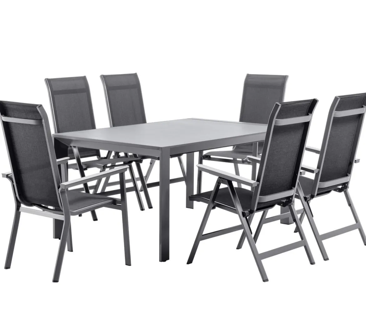 Dehner Ausziehtisch Cleveland, ca. B160-240/H76/T101 cm