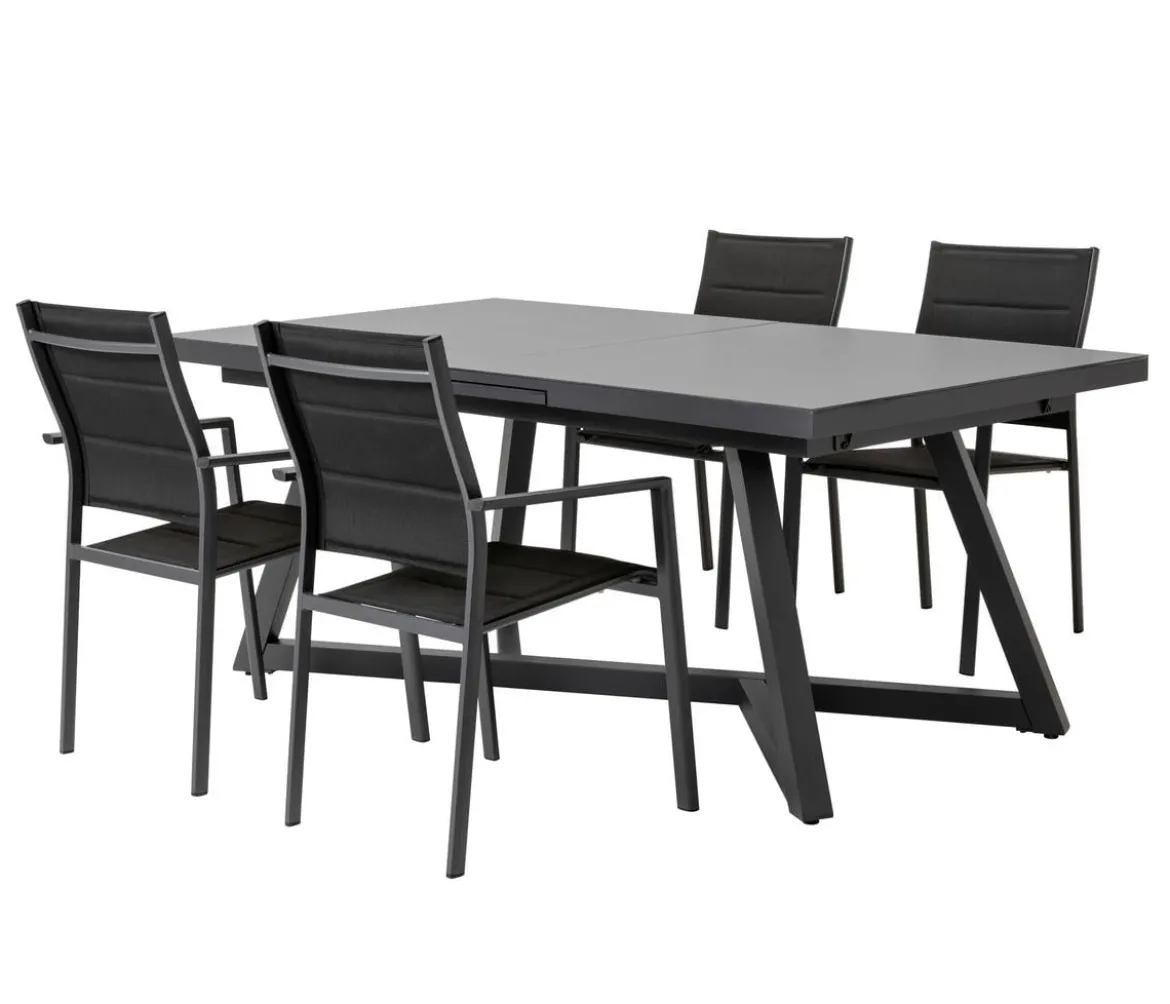 Dehner Ausziehtisch Monaco, ca. B190-250/H77/T100 cm