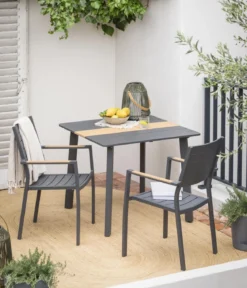 Dehner Balkontisch Montpellier, ca. B90/H74/T90 cm