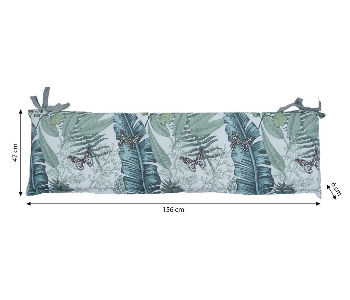 Dehner Bankauflage Sardegna 3-Sitzer, ca. B156/H6/T47 cm