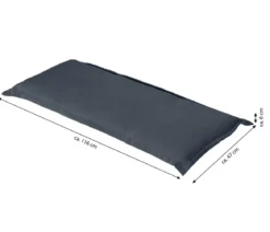 Dehner Bankauflage Veneto 2-Sitzer, ca. B116/H6/T47 cm