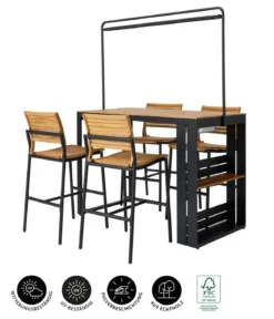 Dehner Barset New Jersey, 5-teilig