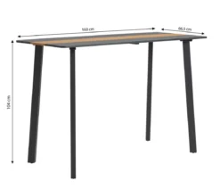 Dehner Bartisch Montpellier, ca. B160/H104/T66,5 cm