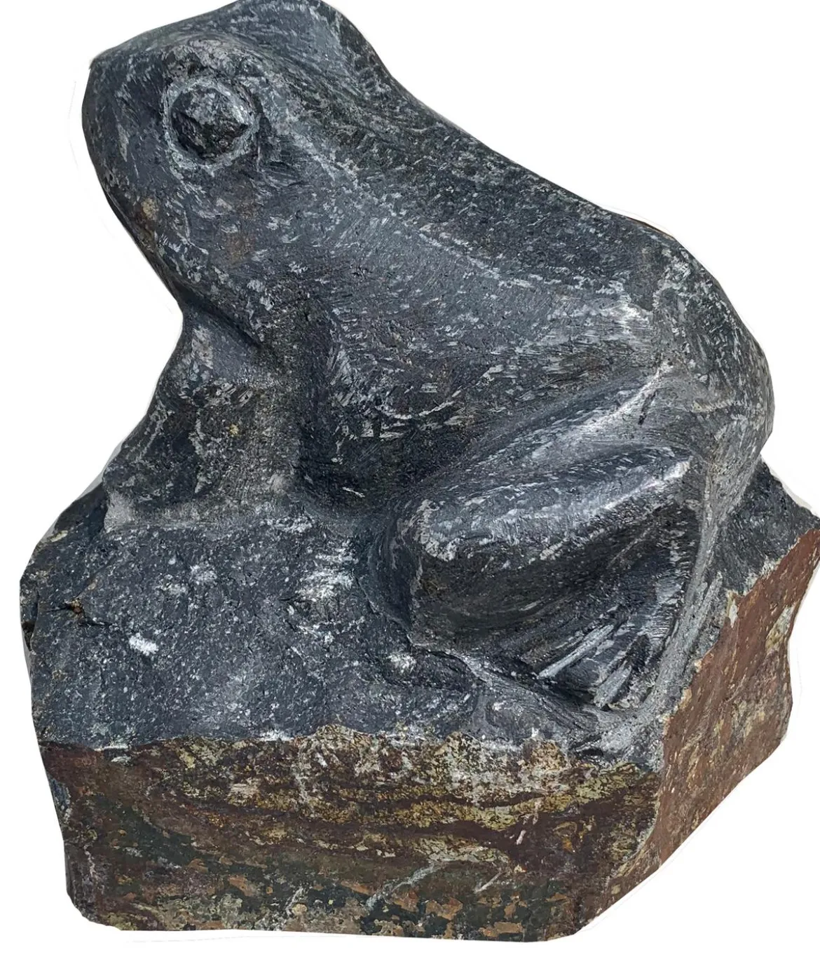 Dehner Basalt-Frosch, ca. B22/H18/T22 cm
