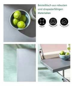 Dehner Beistelltisch Noah, ca. B43/H56/T30,5 cm