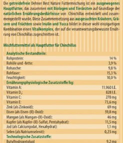Dehner Best Nature Chinchillafutter, 2 kg