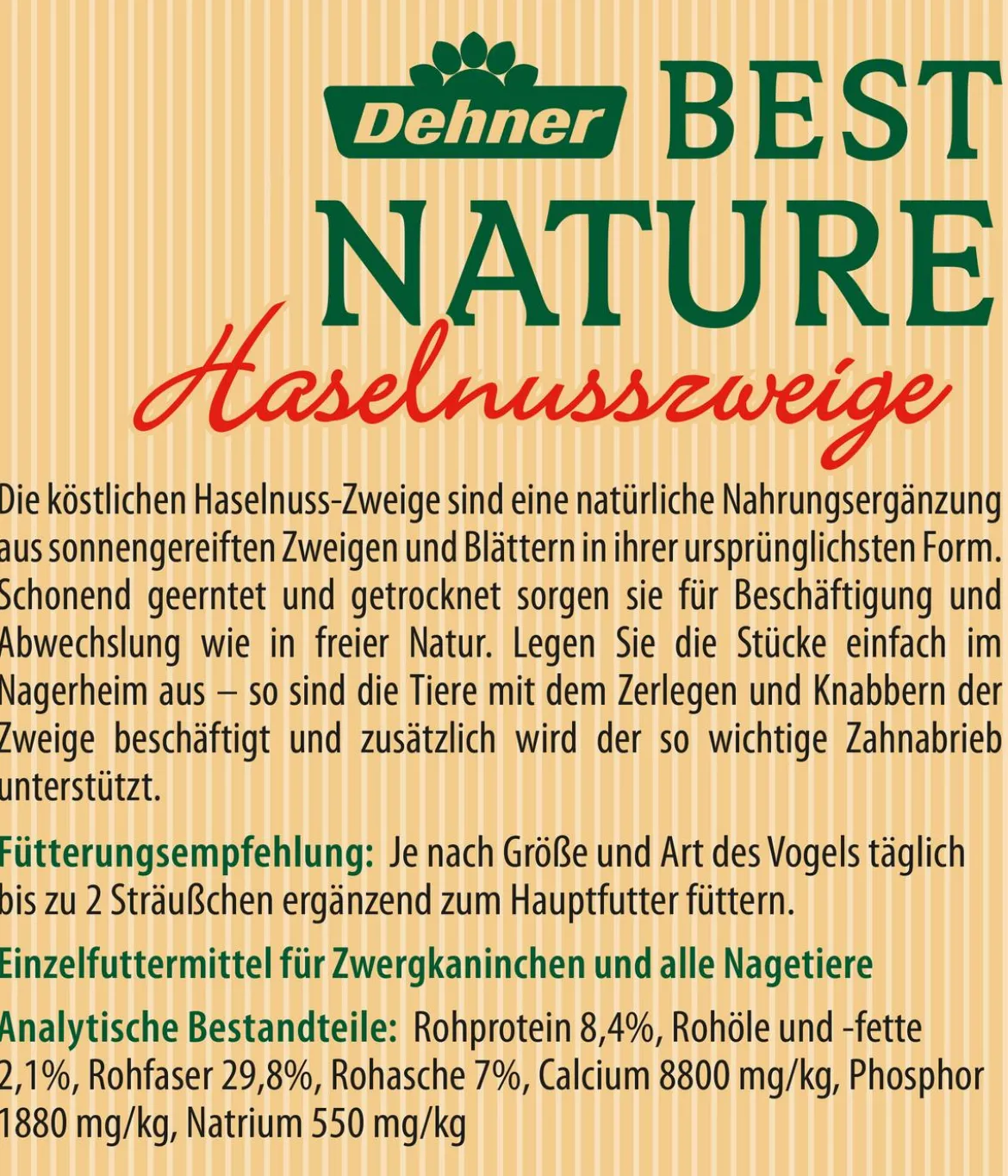 Dehner Best Nature Haselnuss, 25 g