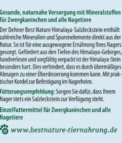 Dehner Best Nature Himalaya-Salzleckstein, 80 g