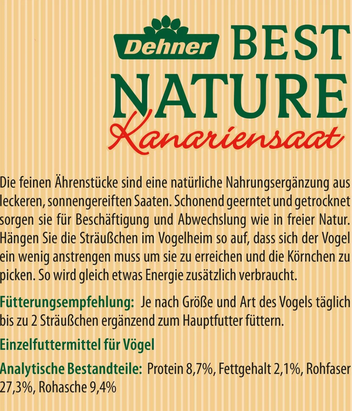 Dehner Best Nature Kanariensaat, 50 g