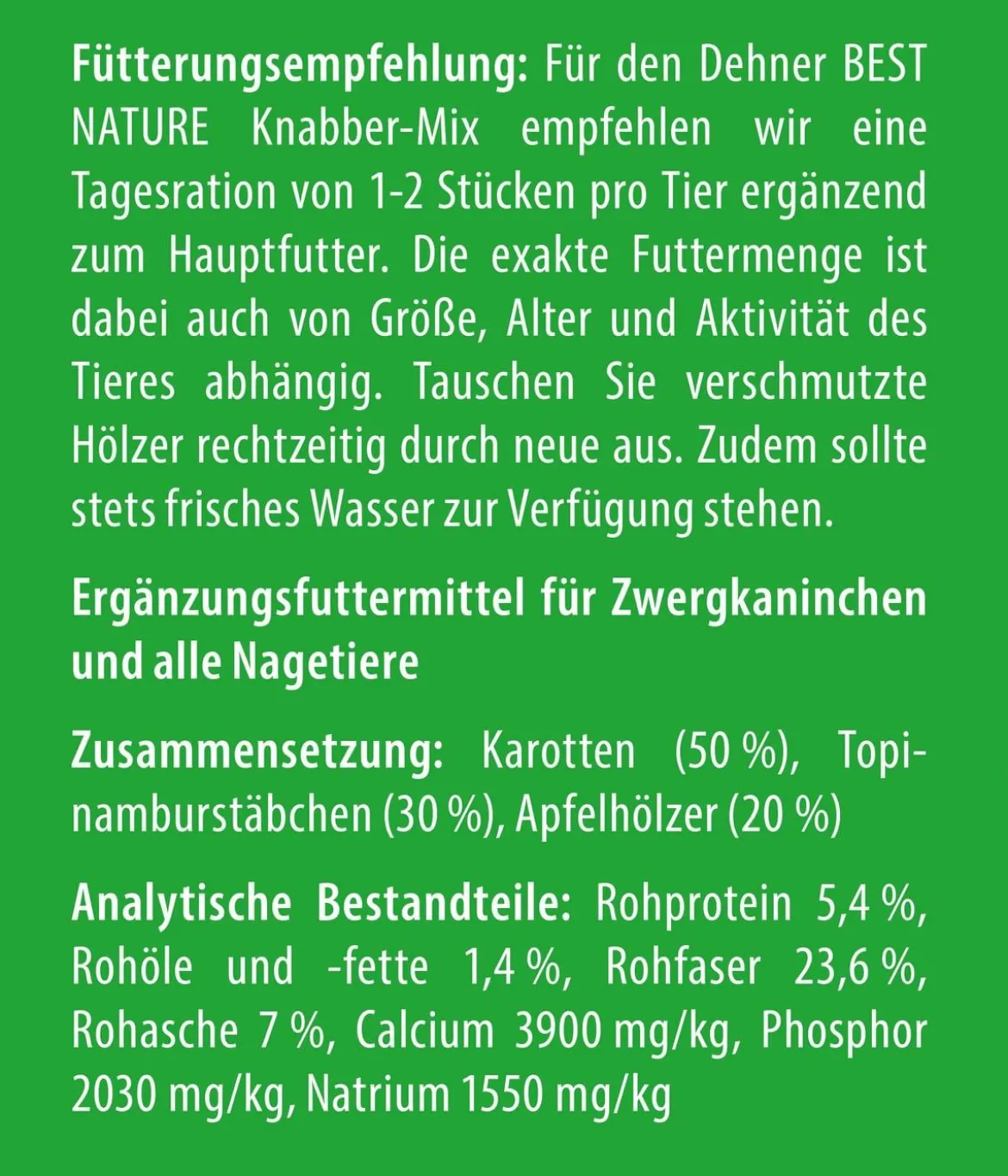 Dehner Best Nature Knabber-Mix, 90 g