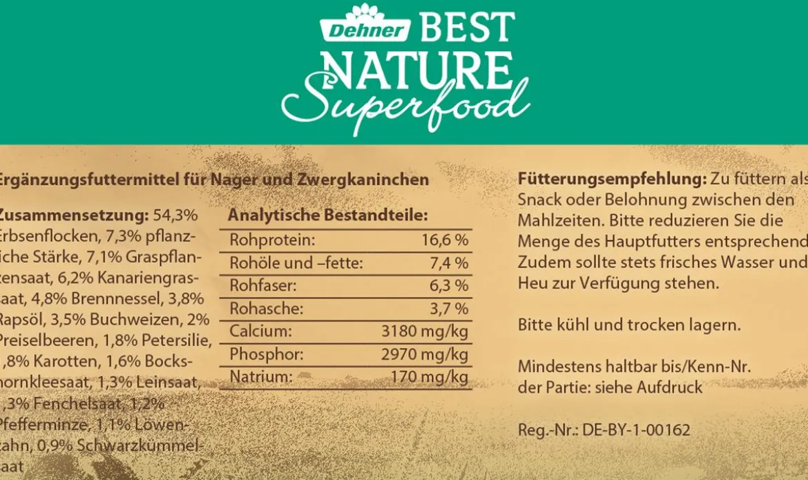 Dehner Best Nature Nagersnack-Würfel Superfood Preiselbeeren