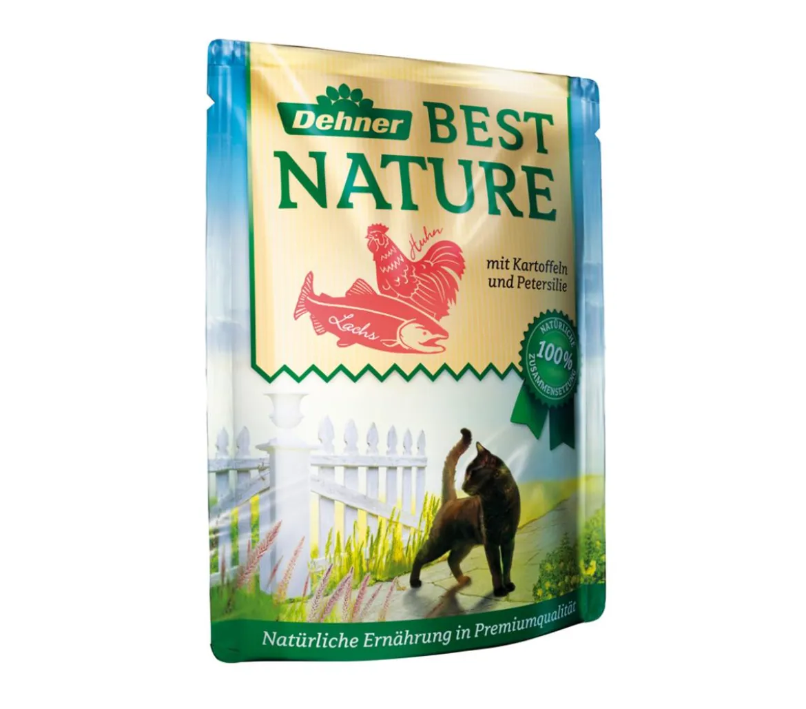 Dehner Best Nature Nassfutter für Katzen Adult Vorteilspack, 8 x 85 g