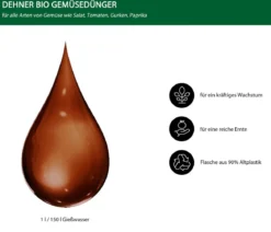 Dehner Bio Gemüse-Dünger, flüssig, 1 l