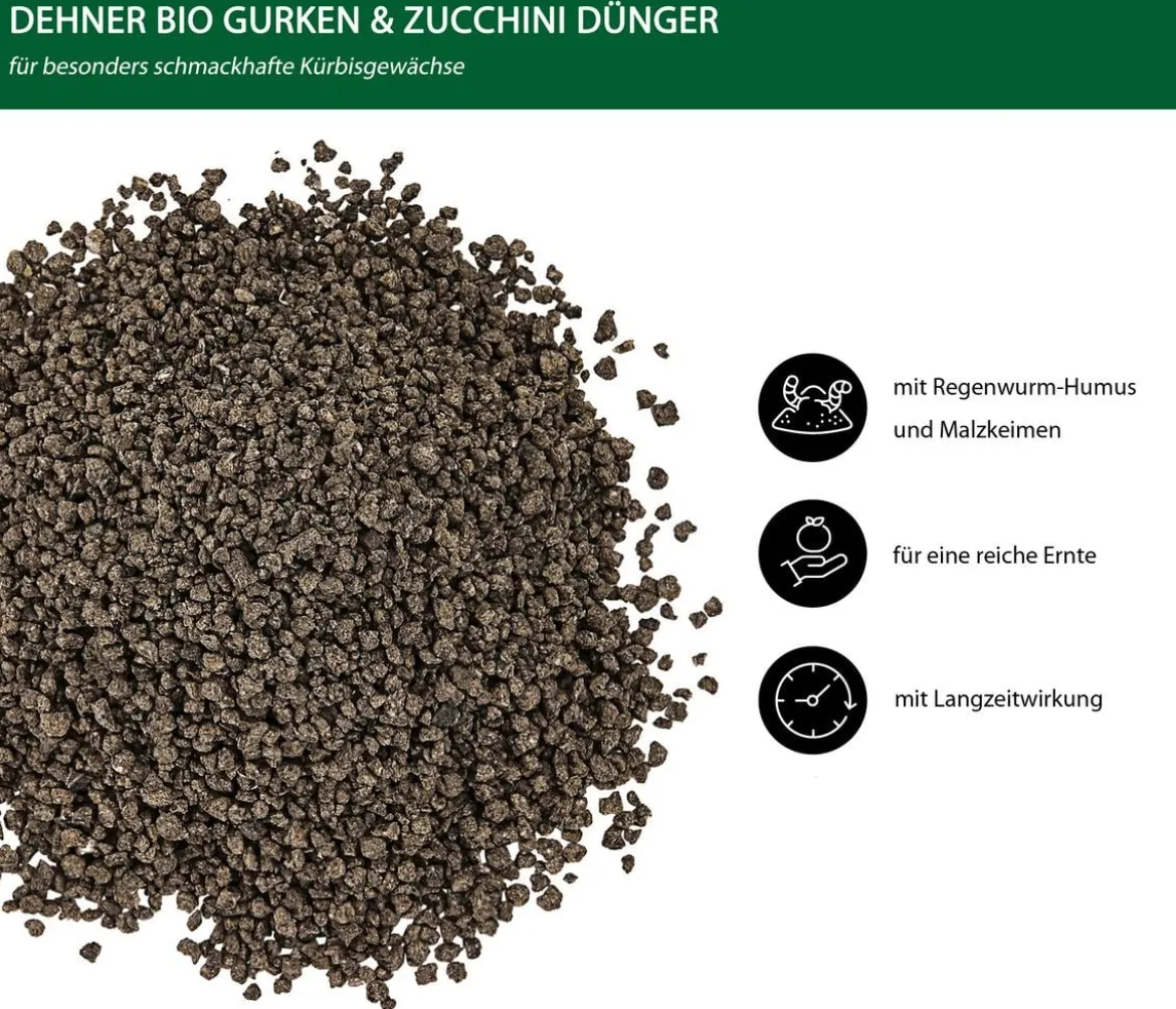Dehner Bio Gurken- und Zucchini-Dünger, 750 g
