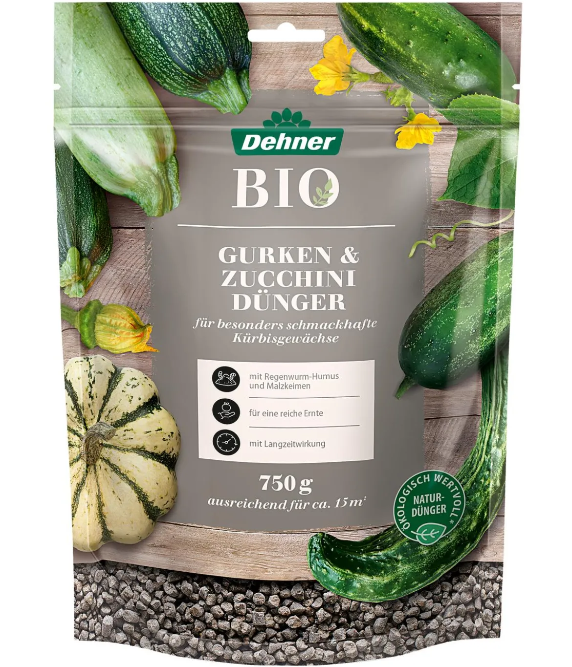Dehner Bio Gurken- und Zucchini-Dünger, 750 g