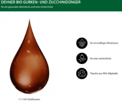 Dehner Bio Gurken- und Zucchini-Dünger, flüssig, 1 l