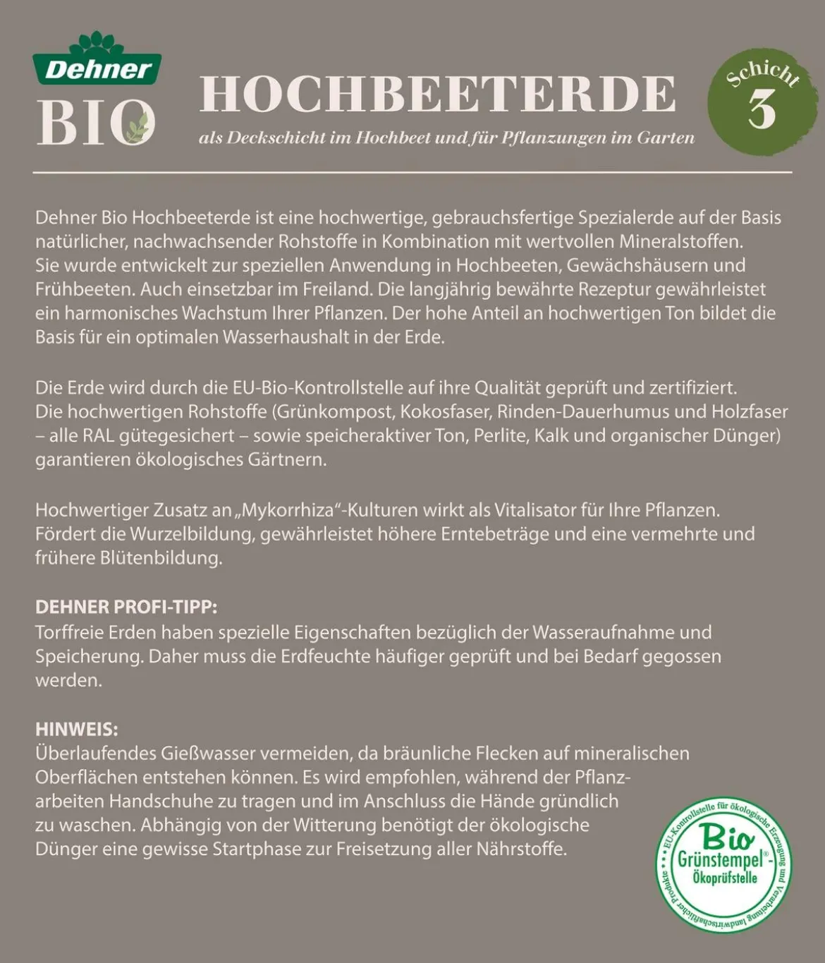 Dehner Bio Hochbeet-Erde, 48 x 40 Liter