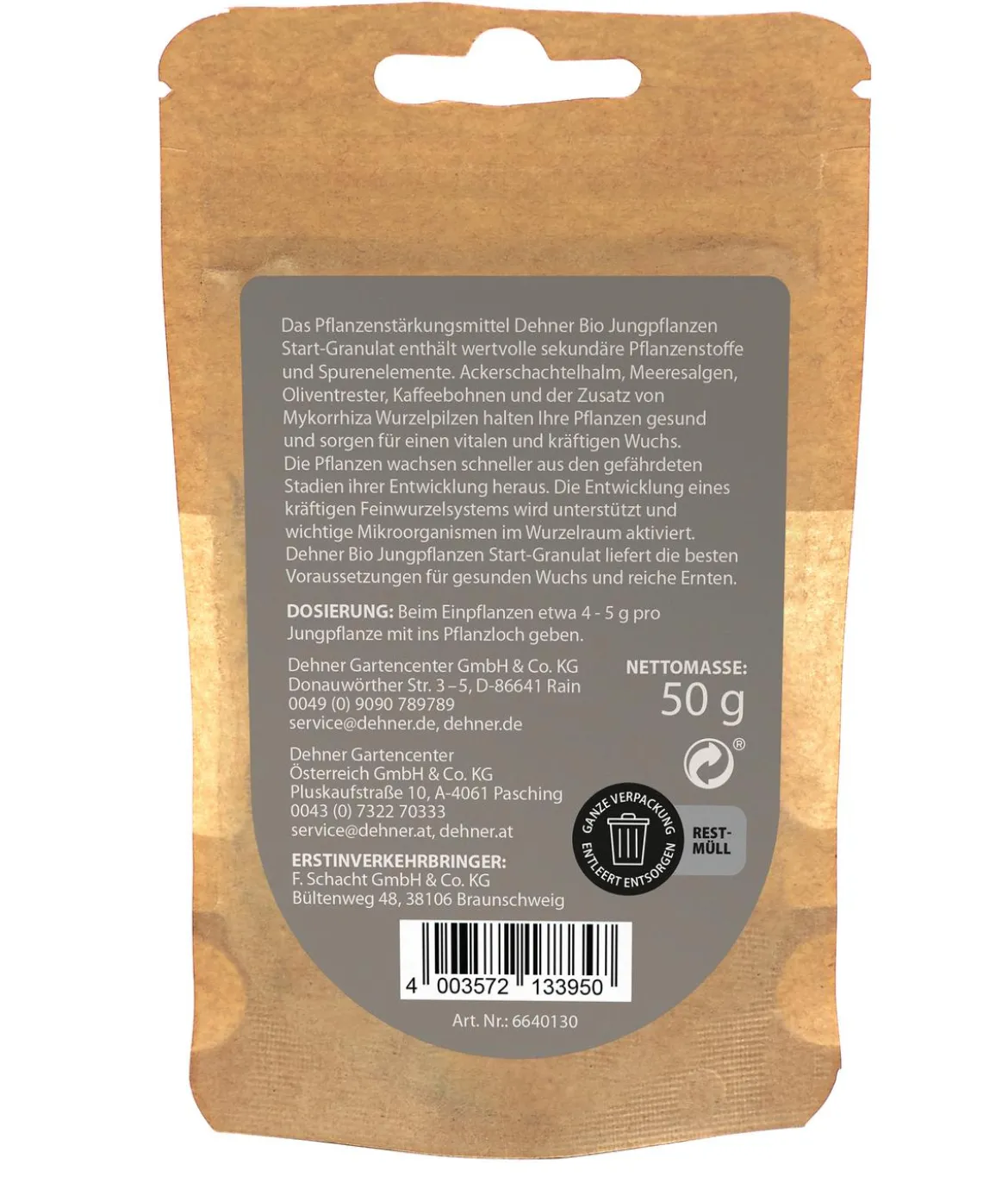 Dehner Bio Jungpflanzen Start-Granulat, 50 g