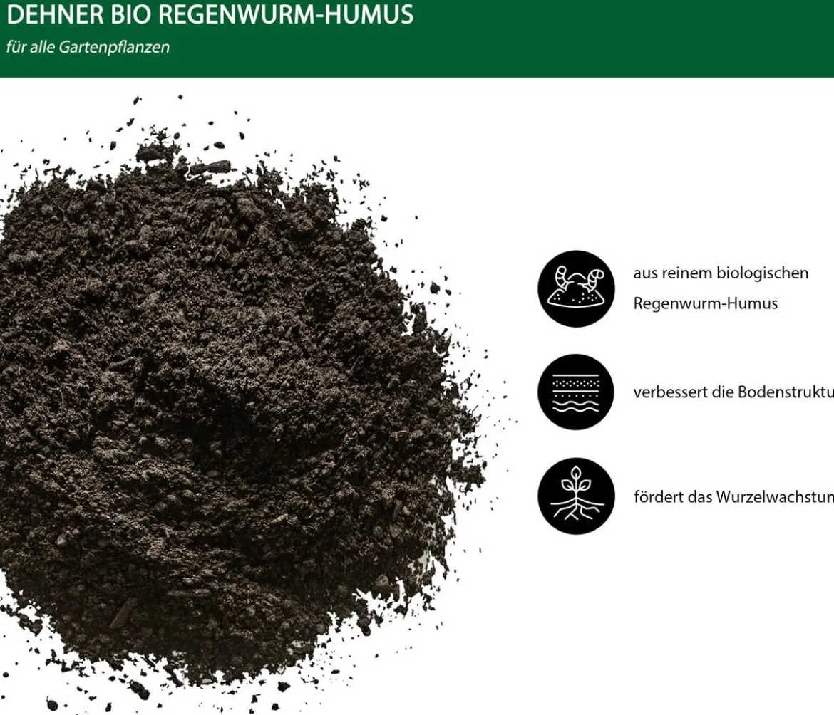 Dehner Bio Regenwurm-Humus, 1,5 kg