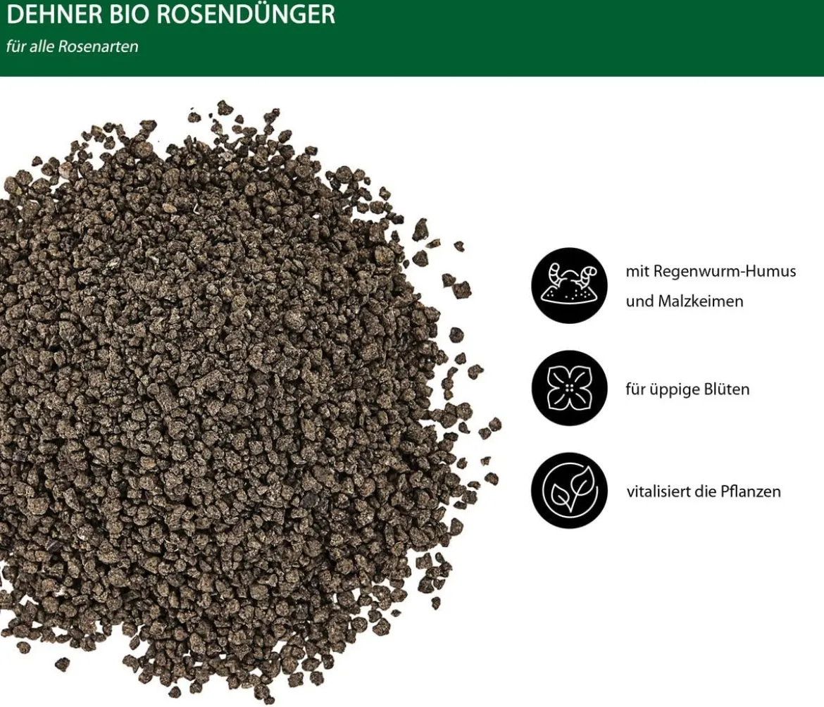 Dehner Bio Rosen-Dünger, 1,5 kg