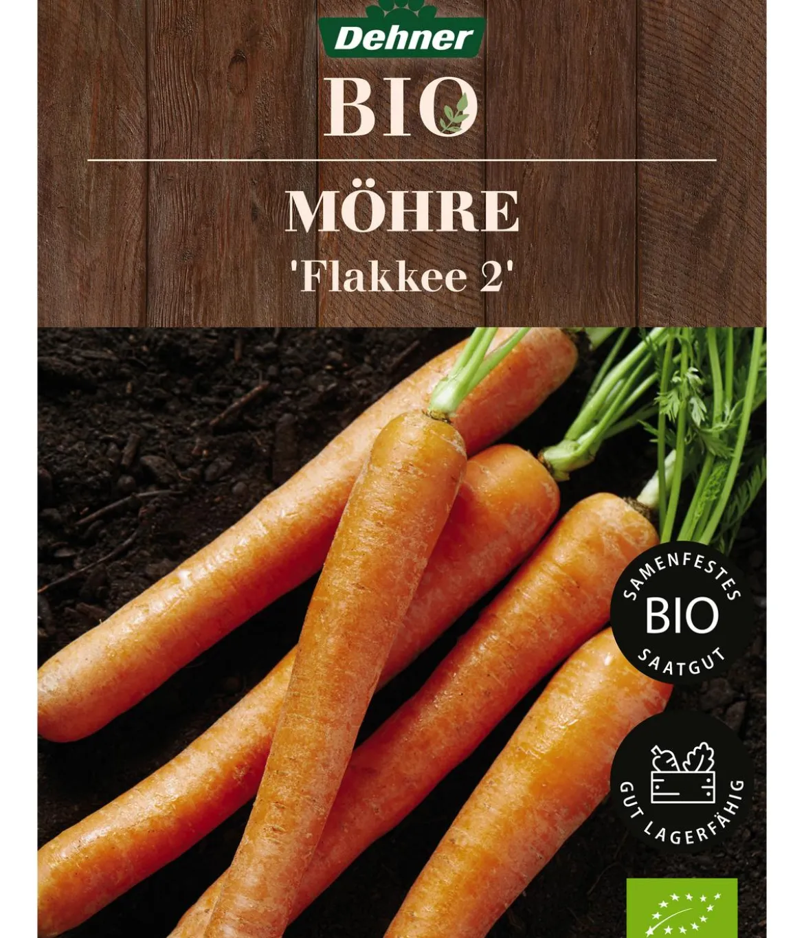 Dehner Bio-Saatgut Möhre 'Flakkee 2'