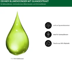 Dehner Blumendünger mit Guano-Extrakt, flüssig