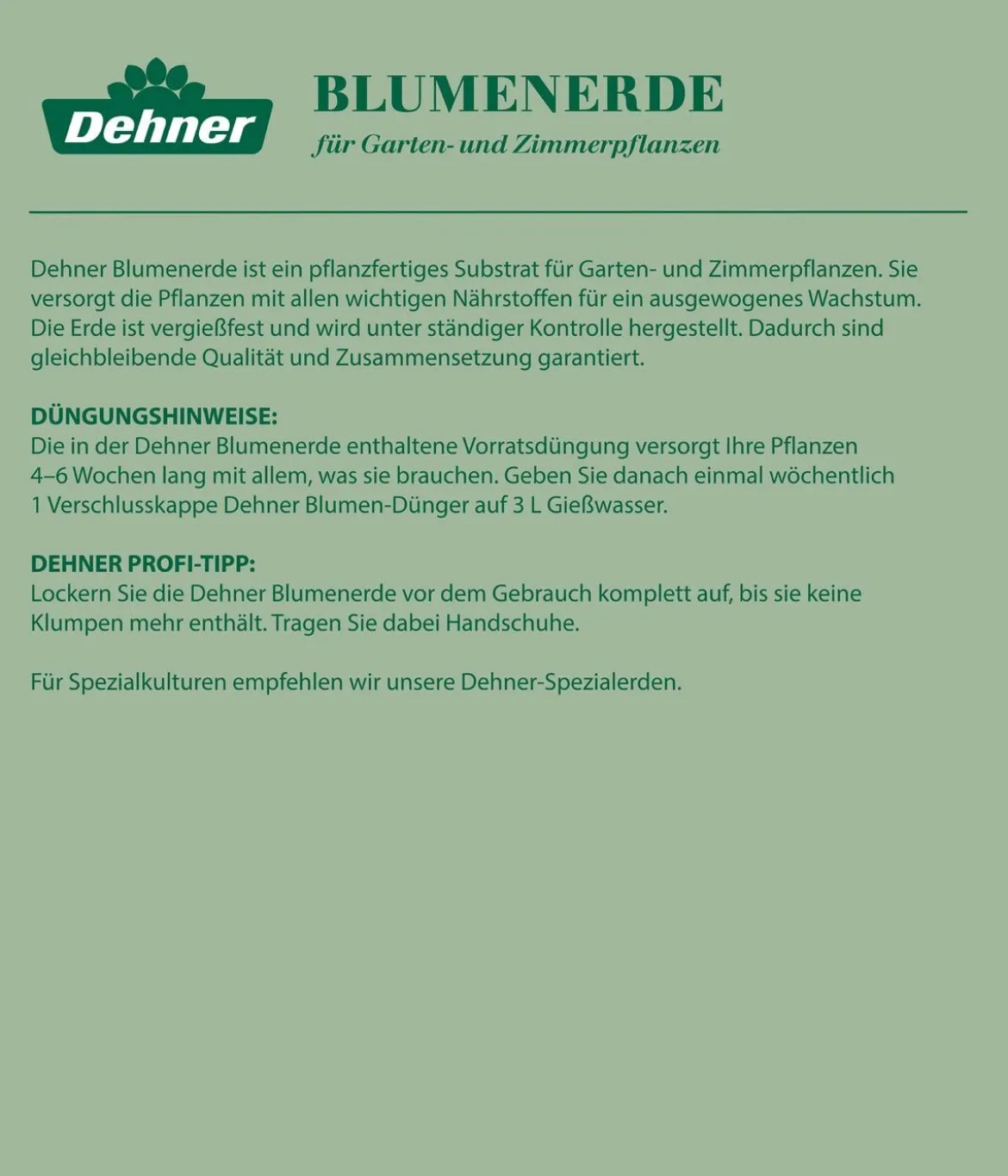 Dehner Blumenerde