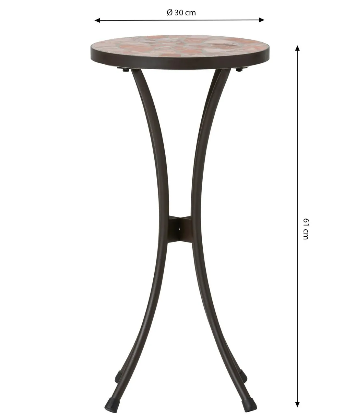 Dehner Blumenhocker Chiara, terra-rosé