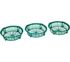 Dehner Blumenzwiebelschalen für das Blumenbeet, 3 Stk.