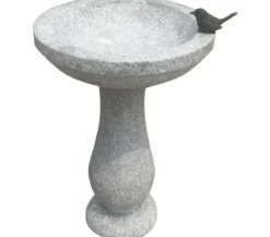 Dehner Bronze-Vogel für Granit-Vogeltränke, ca. B10/H5/T4 cm
