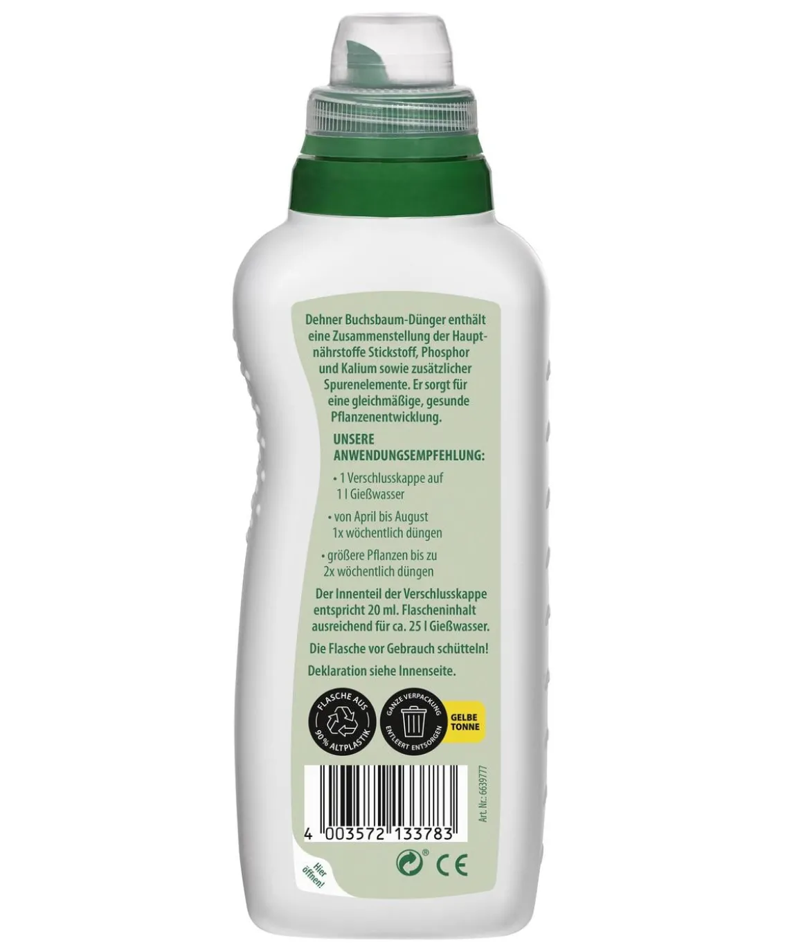 Dehner Buchsbaum-Dünger, flüssig, 500 ml