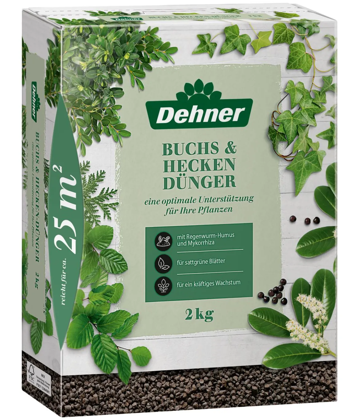 Dehner Buchs- und Hecken-Dünger, 2 kg