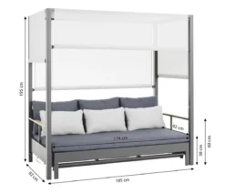 Dehner Daybed Hollywood, ca. B195/H195/T183 cm