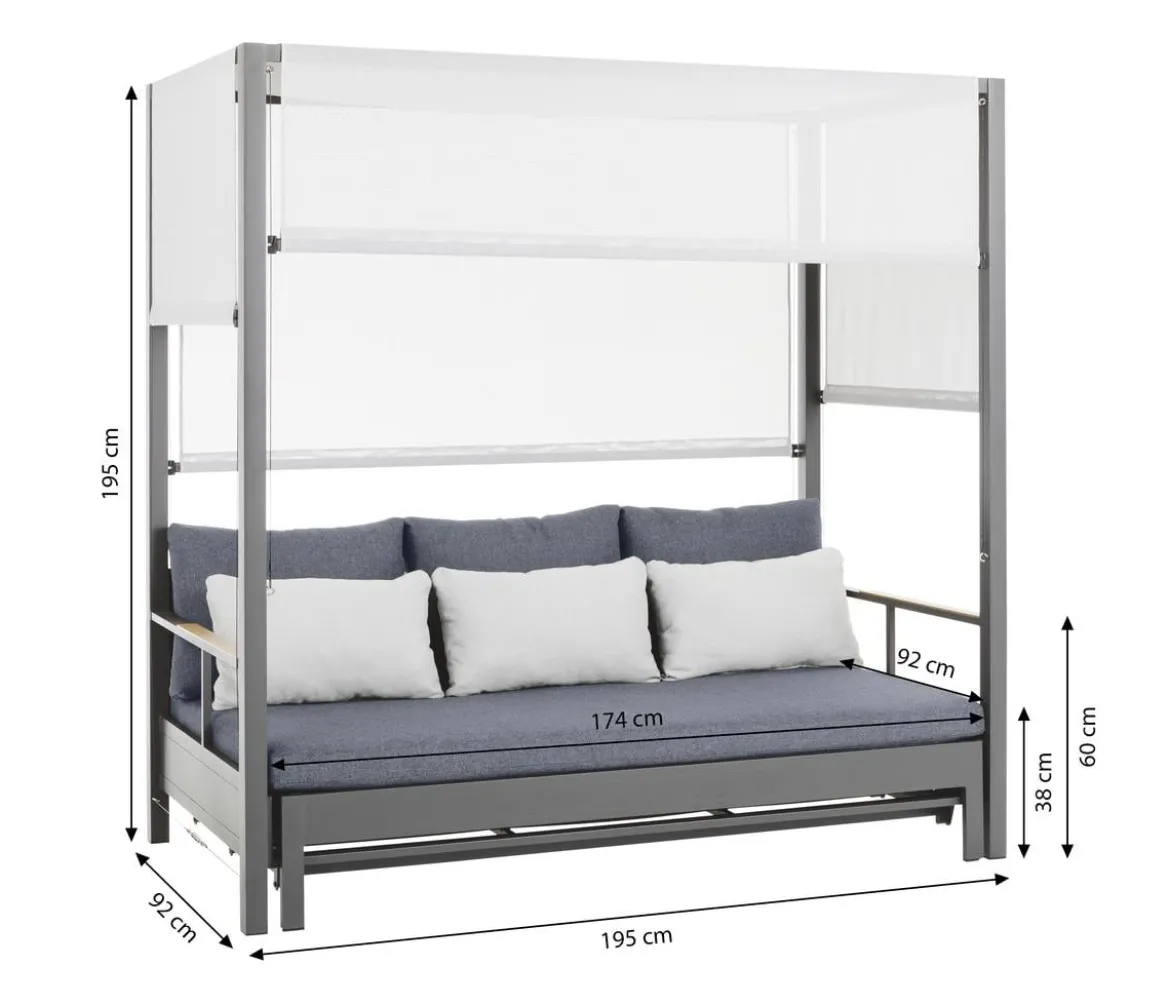 Dehner Daybed Hollywood, ca. B195/H195/T183 cm