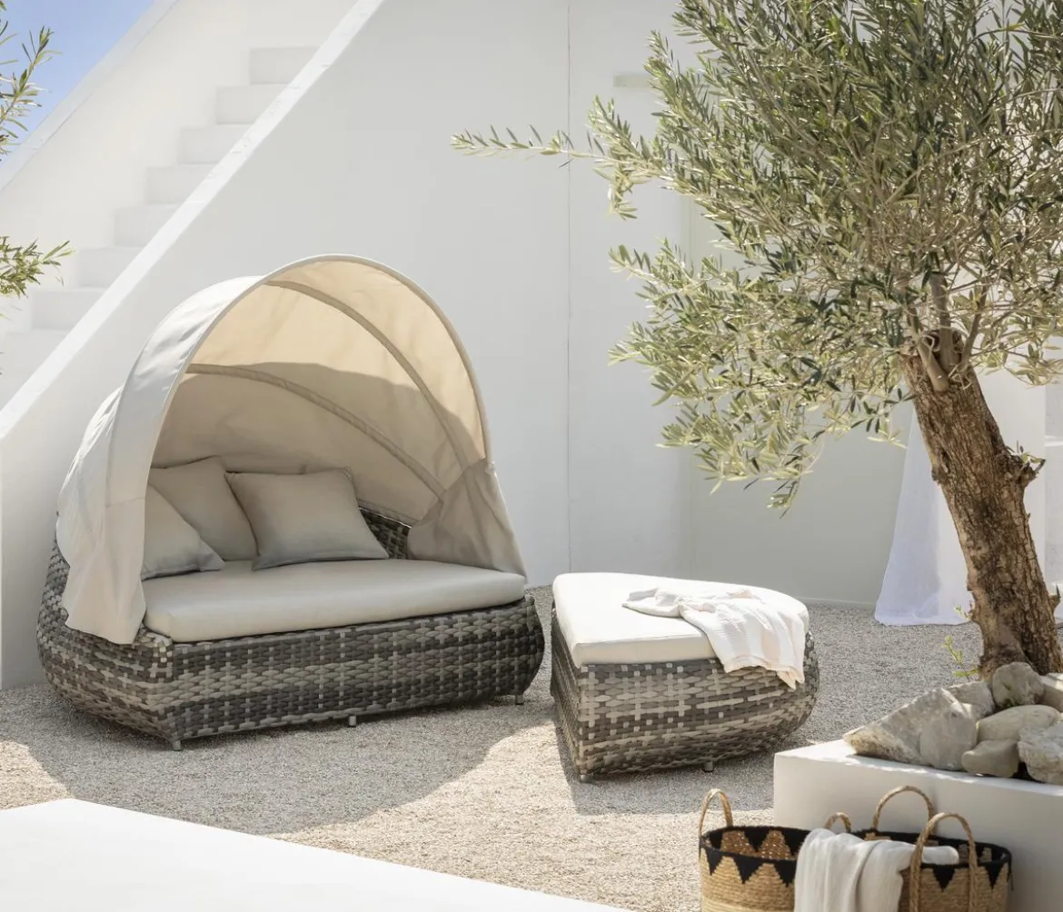 Dehner Daybed Tulum, ca. B179/H163/T220 cm