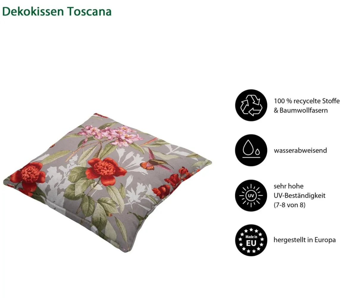 Dehner Dekokissen Toscana, ca. B40/H10/T40 cm