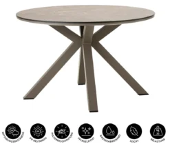 Dehner Diningtisch Marseille, ca. Ø120/H75 cm