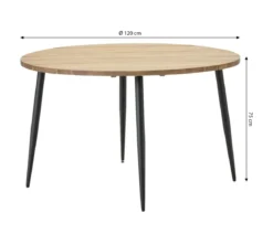 Dehner Dining-Tisch Venezia, Ø120/H75 cm