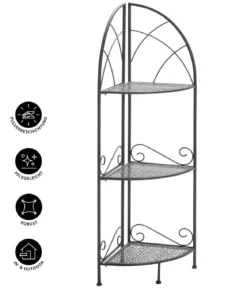 Dehner Eckregal Luca, ca. B31/H111/T31 cm