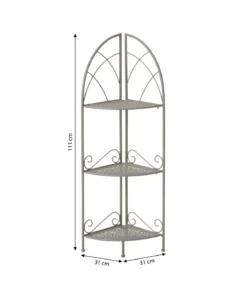 Dehner Eckregal Luca, ca. B31/H111/T31 cm