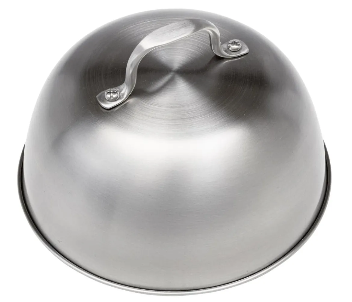 Dehner Edelstahl-Grillglocke, ca. ∅15,8/H9,5 cm