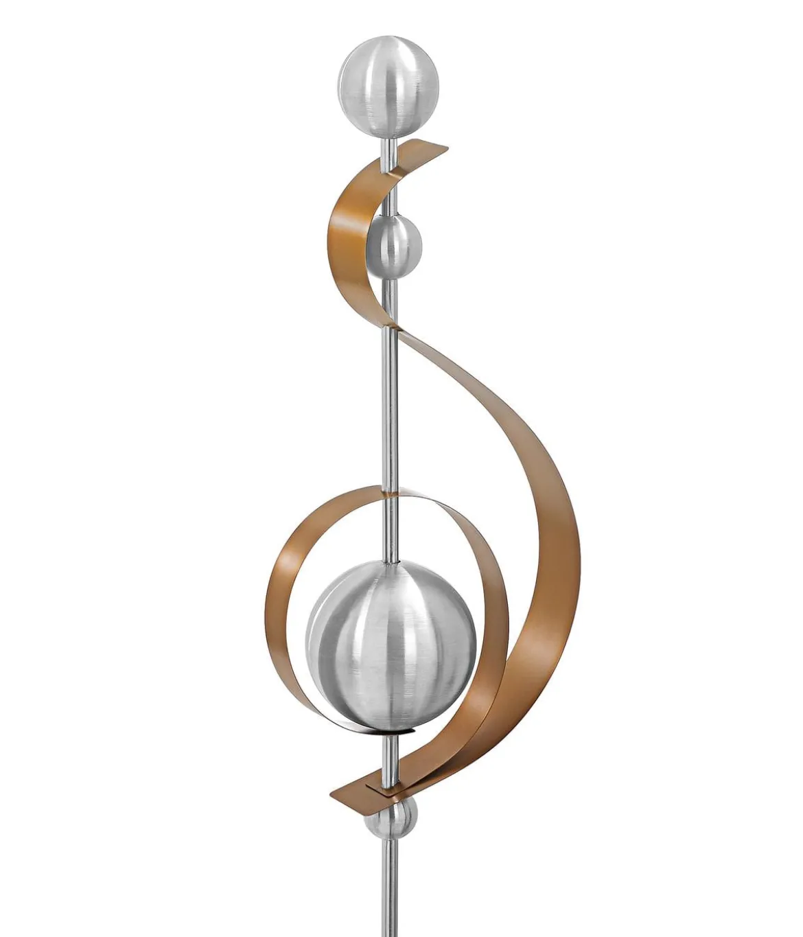 Dehner Edelstahl-Skulptur Klefo, ca. B19/H67/T10 cm
