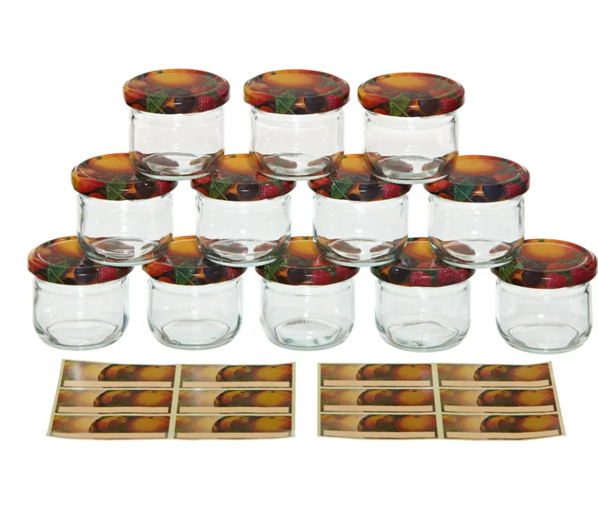 Dehner Einkochglas, 120 ml, 12er-Set